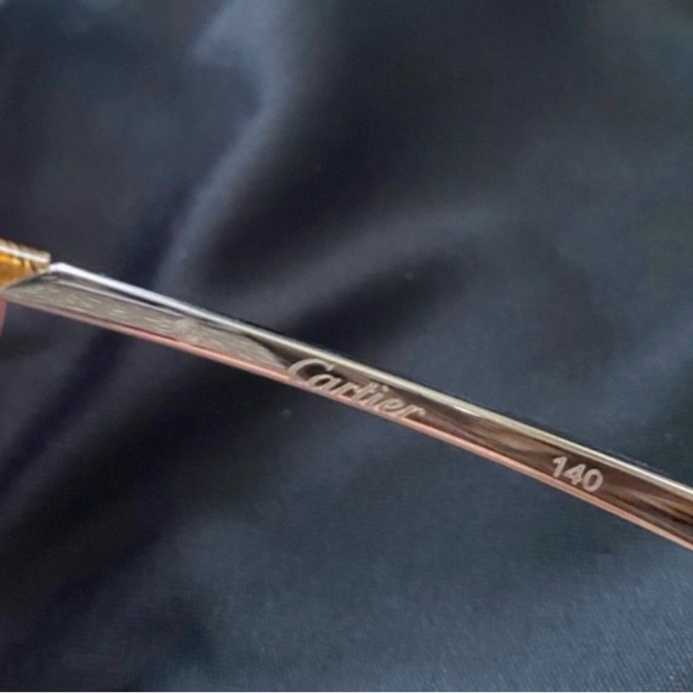 Cartier Tortoise Shell Sunglasses - image 13